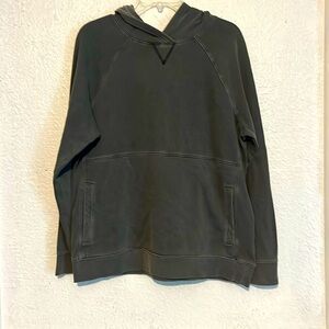 Wonder Nation gray distressed, pull over hoodie with front pockets, size XL